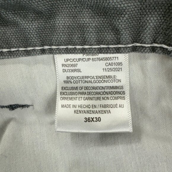 Dickies Grey Cargo Carpenter Pants Straight Leg Men’s Size 36 x 30 US - Picture 9 of 12